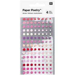 Paper Poetry Sticker Kreise 480 Stück von Rico Design