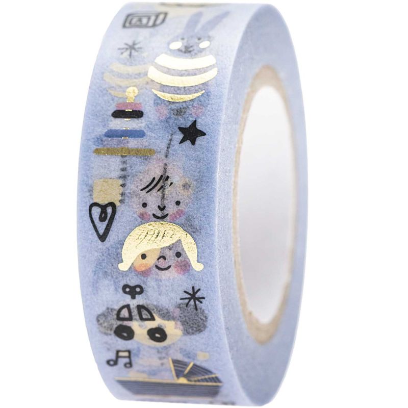 Paper Poetry Tape Hello Baby Junge 1,5cm 10m von Rico Design