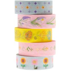 Paper Poetry Tape Set Futschikato Blumen von Rico Design