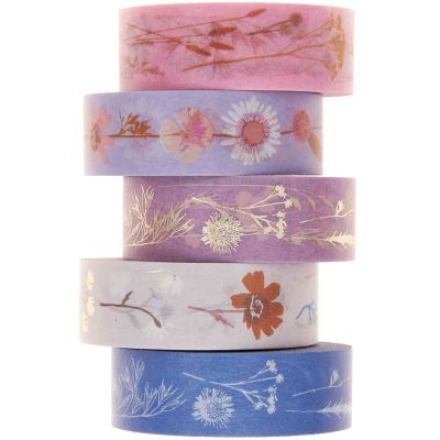 Paper Poetry Tape Set Trockenblumen 5teilig von Rico Design