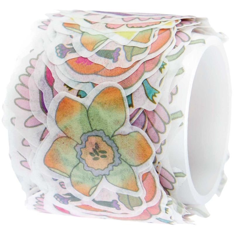 Paper Poetry Washi Sticker Futschikato Blumen von Rico Design