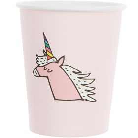 Pappbecher Einhorn Rosa von Rico Design