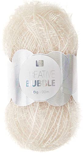 Rico Creative Bubble 50g Stricken Wolle Strick Schwäme häckeln Creme von Rico Design