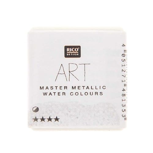 Rico Design Aquarell-Metallic-Farbe - 1/2 Becher - Perlmutt von Rico Design