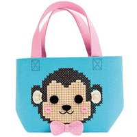 Bastelset Kindertasche Affe türkis 16,5x16x11cm von Rico Design