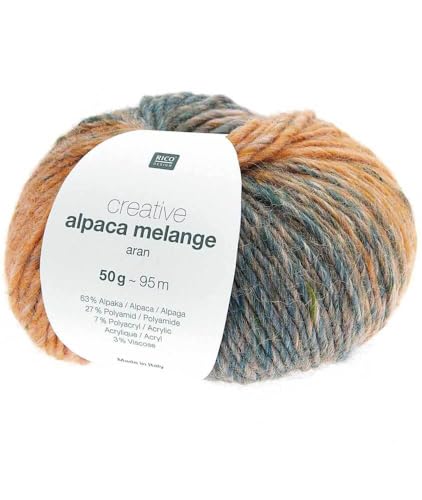 Rico Design Creative Alpaca Melange Aran Strickgarn von Rico Design