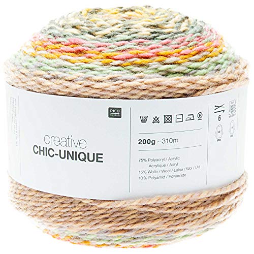 Rico Design Garn, 200g, Acryl, Wolle, 100%, Tan von Rico Design