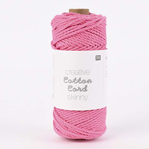 Rico Design Creative Cotton Cord Skinny, 55 m Pink von Rico Design