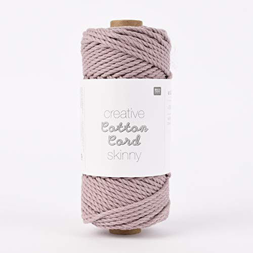 Rico Design Creative Cotton Cord Skinny, 55 m Staub von Rico Design