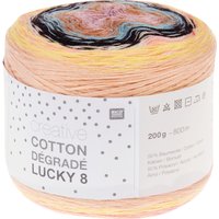 Rico Design Creative Cotton Dégradé Lucky 8 - Farbe 008 von Multi