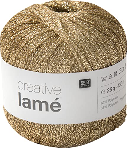 Rico Design Creative Lamé, 25 g, ca. 135 m Gold von Rico Design