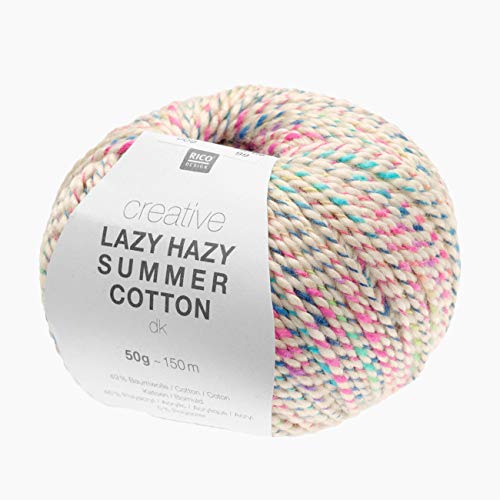 Rico Design Creative Lazy Hazy Summer Cotton DK, 50 g, ca. 145 m Buttercreme Buttercreme von Rico Design