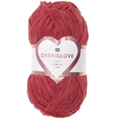 Rico Design Creative Chenillove 100g - 6 - rot von Rico Design