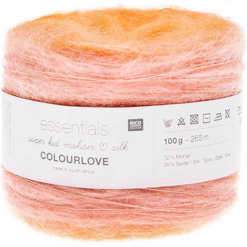 Essentials Super Kid Mohair Loves Silk Colourlove von Rico Design