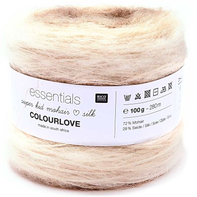 Essentials Super Kid Mohair Loves Silk Colourlove von Rico Design