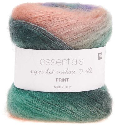 Essentials Super Kid Mohair Loves Silk Print von Rico Design