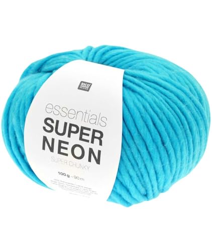 Rico Design Essentials Super Neon Super Chunky – 100 g dickes Garn für Mode-Accessoires von Rico Design