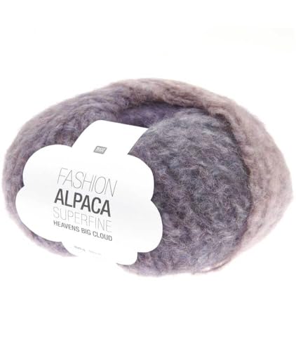 Rico Design Fashion Alpaca Superfine Heavens Big Cloud Strickgarn, 100 g von Rico Design