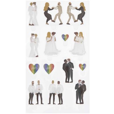 Figurico Gelsticker Hochzeit 2 von Rico Design