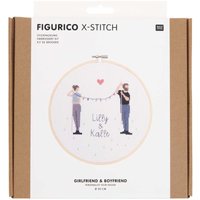 Figurico Stickpackung Girlfriend & Boyfriend 20cm von Rico Design
