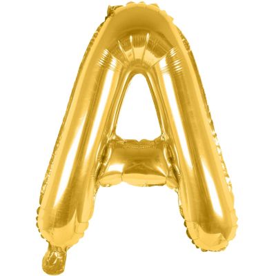 Folienballon Buchstabe gold 36cm von Rico Design