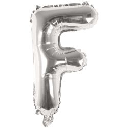 Folienballon Buchstabe silber 36cm von Rico Design