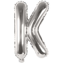 Folienballon Buchstabe silber 36cm von Rico Design