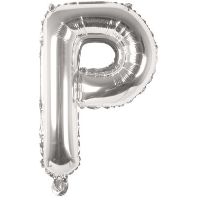 Folienballon Buchstabe silber 36cm von Rico Design