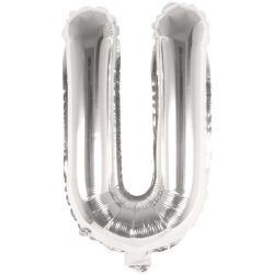 Folienballon Buchstabe silber 36cm von Rico Design