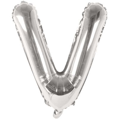 Folienballon Buchstabe silber 36cm von Rico Design