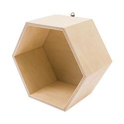 Holzbox sechseckig von Rico Design