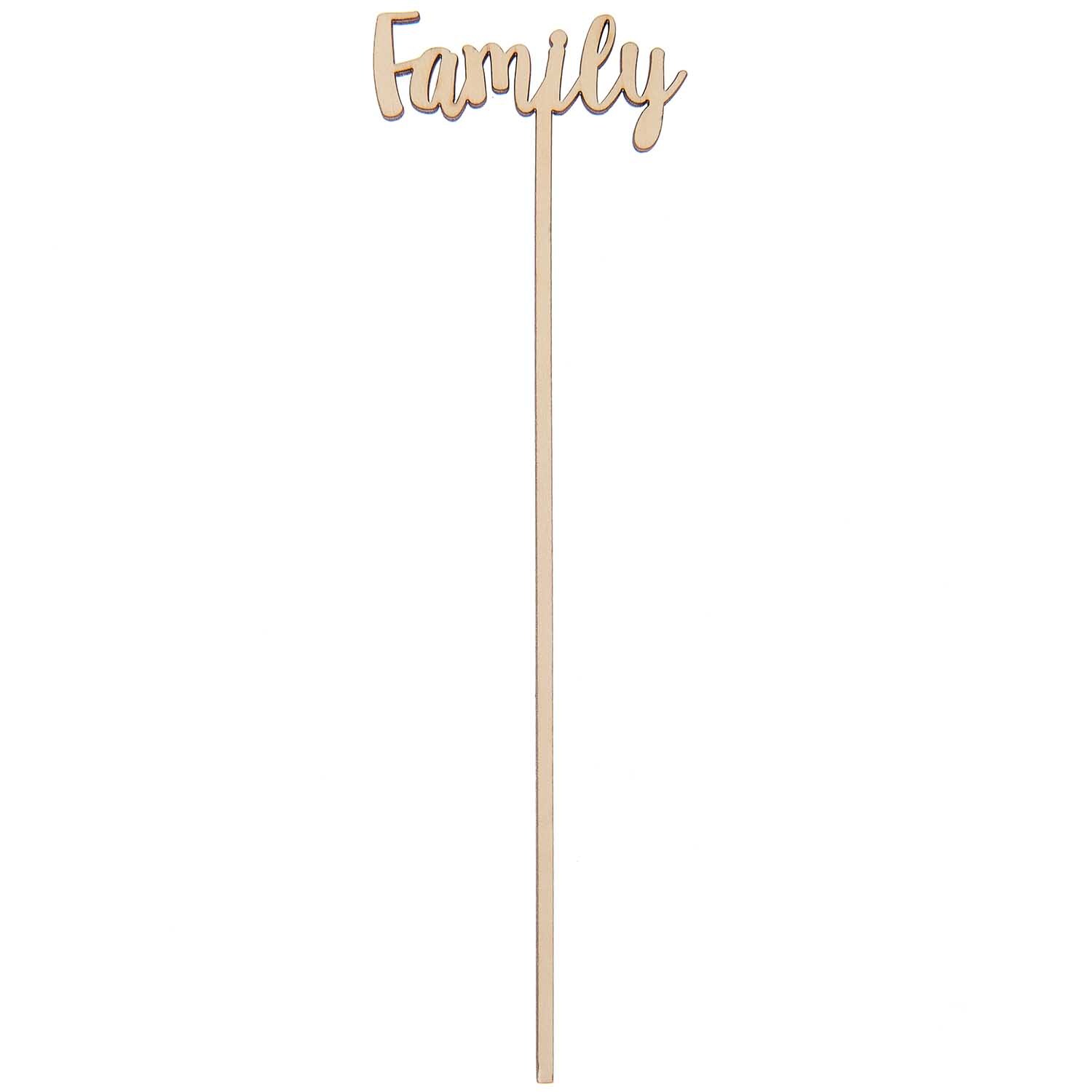 Holzpicker Family 23,6x5,9cm Holzpicker Family 23,6x5,9cm von Rico Design