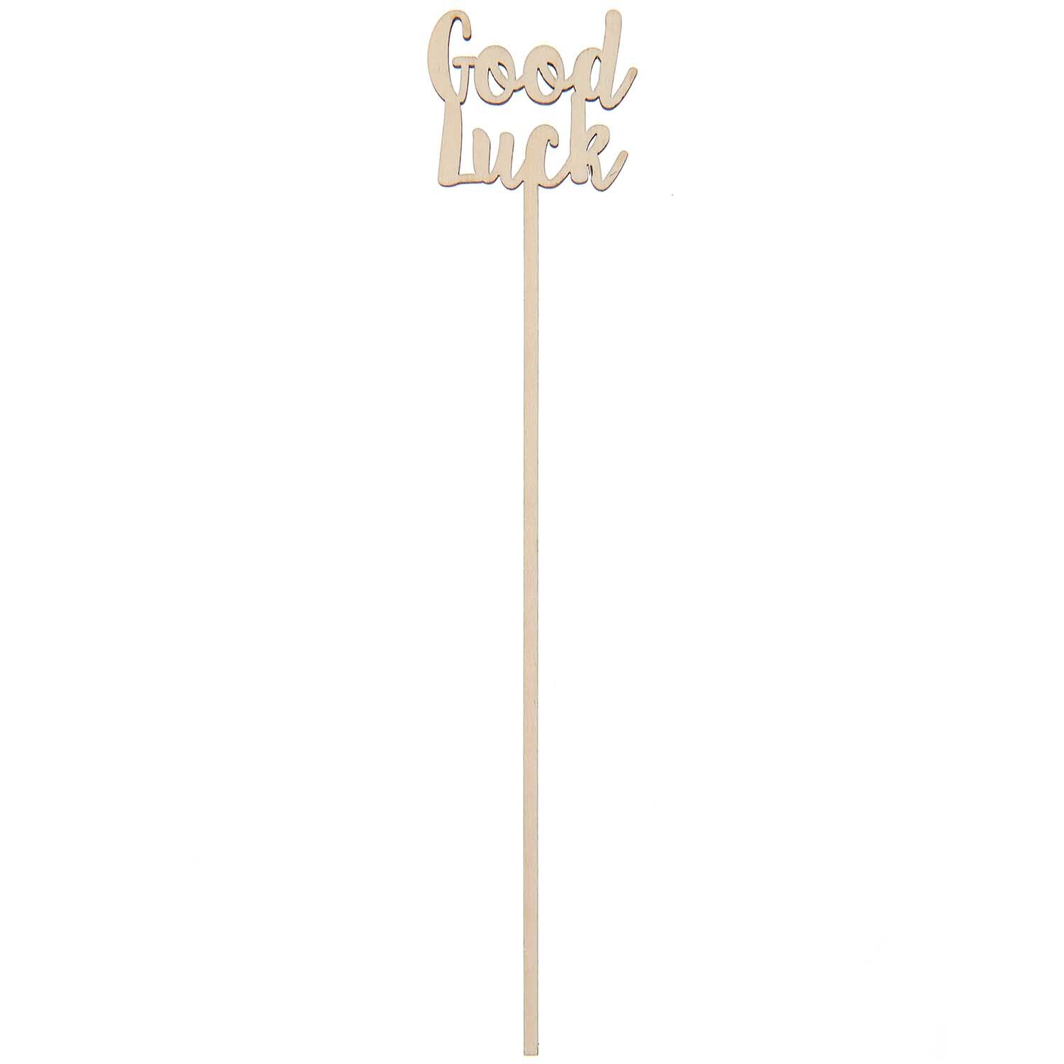 Holzpicker Good Luck 26x4,5cm Holzpicker Good Luck 26x4,5cm von Rico Design