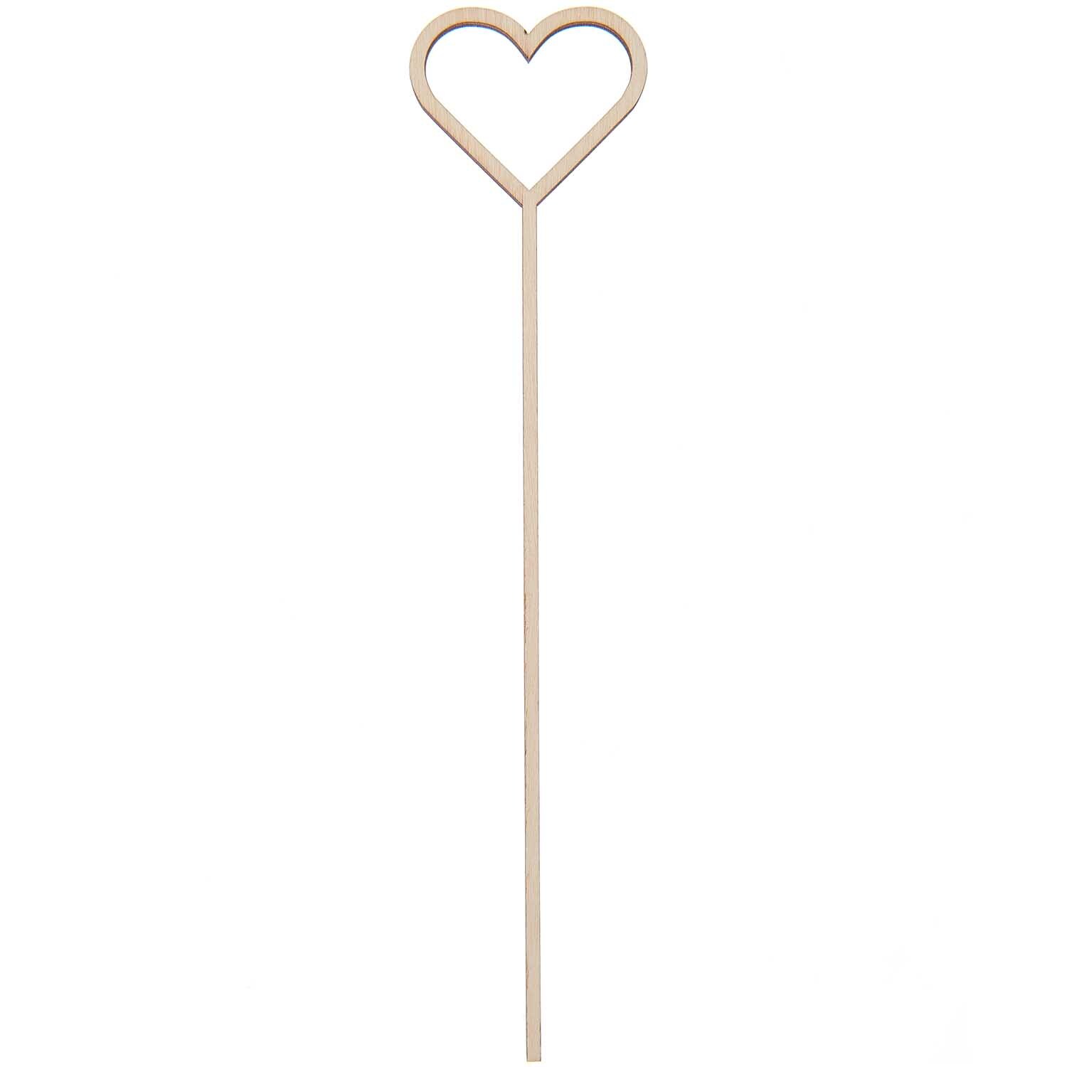 Holzpicker Herz 26x5cm Holzpicker Herz 26x5cm von Rico Design