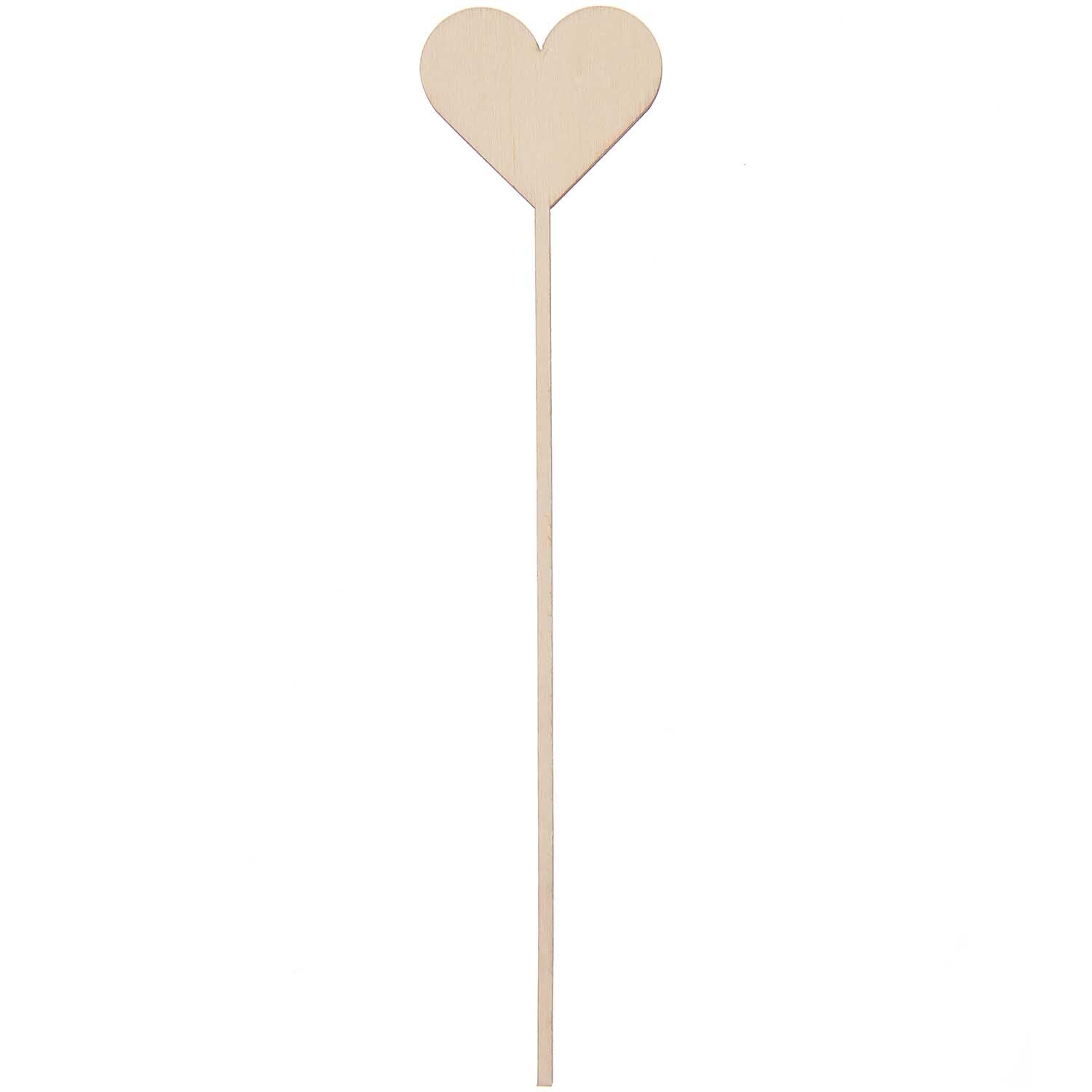 Holzpicker Herz gefüllt 26x5cm Holzpicker Herz gefüllt 26x5cm von Rico Design