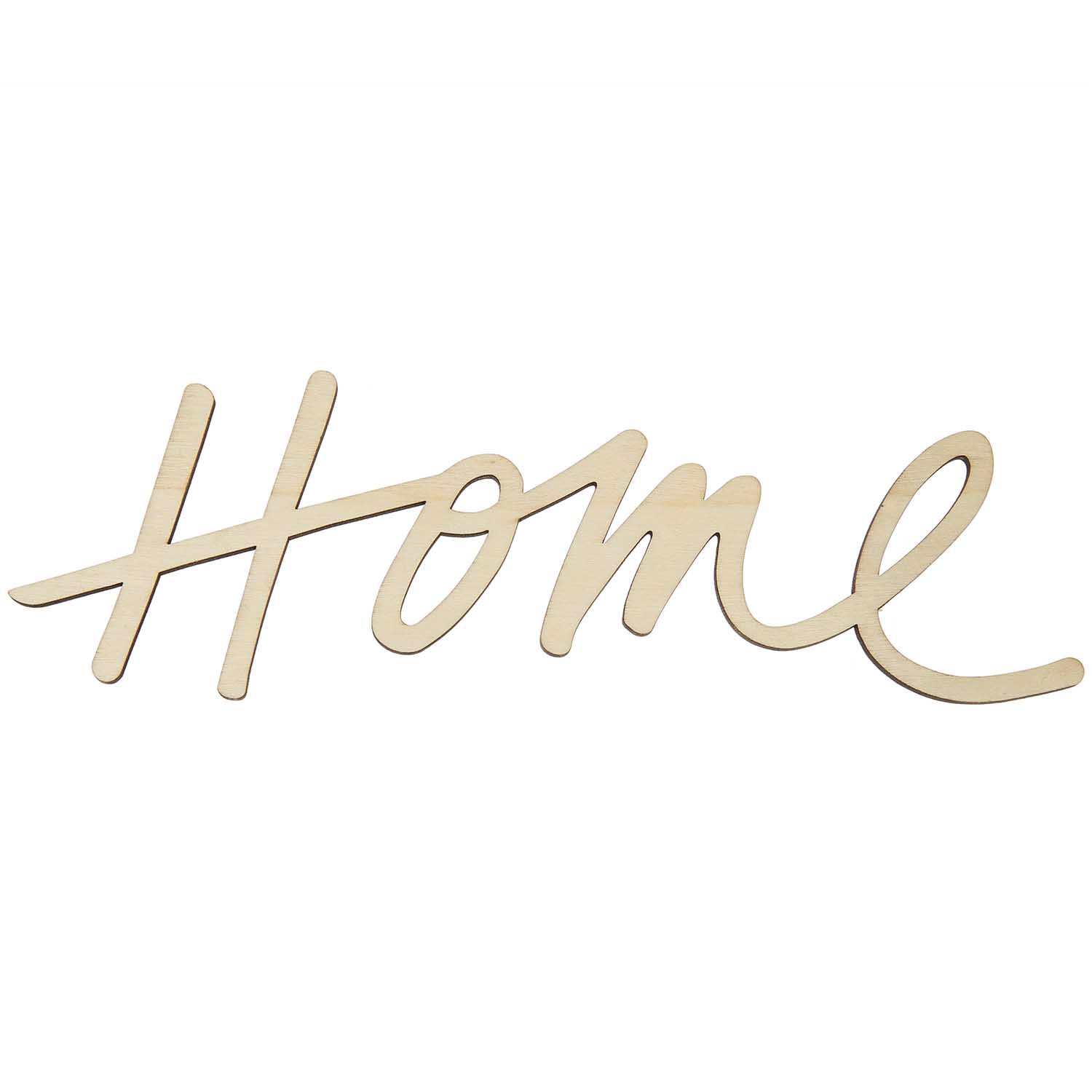 Holzschriftzug magnetisch "Home" 28x9cm Holzschriftzug magnetisch "Home" 28x9cm von Rico Design