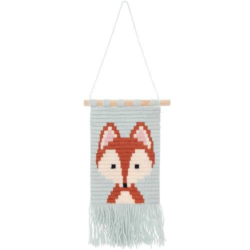 Longstitch Stickpackung Fuchs, 6-tlg, 18 x 30cm von Rico Design