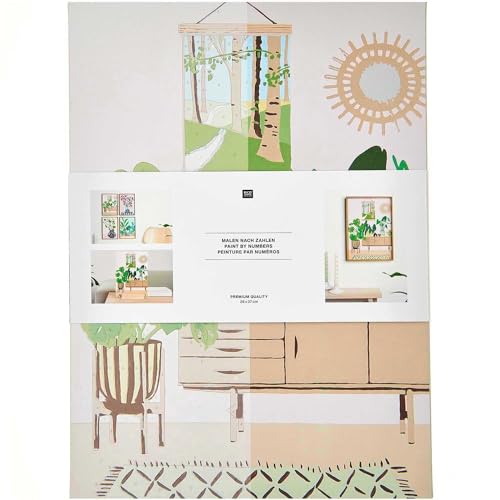 Malen nach Zahlen Set, Urban Jungle, 26 x 37 cm von Rico Design