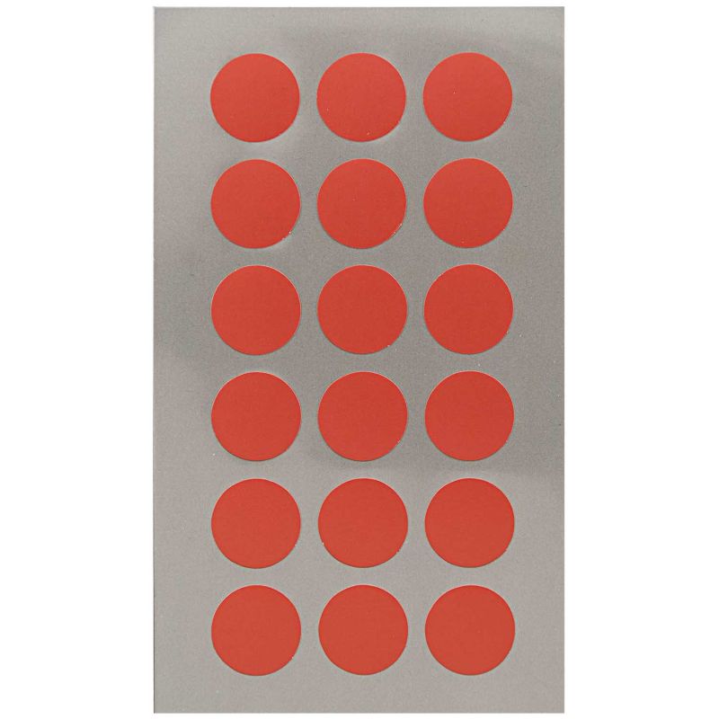 Office Sticker Punkte 15mm 4 Bogen von Rico Design