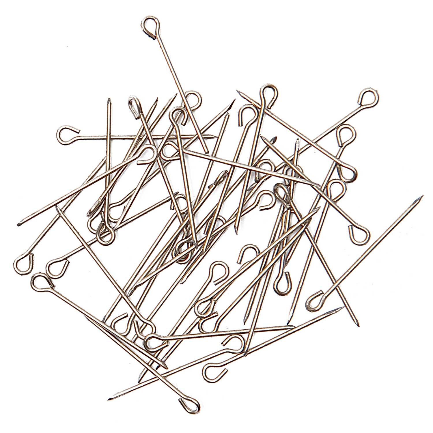 Pailletten-Nadeln mit Schlaufe silber 13g Pailletten-Nadeln mit Schlaufe silber 13g von Rico Design