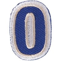 Patch Zahl zum Aufbügeln von Rico Design