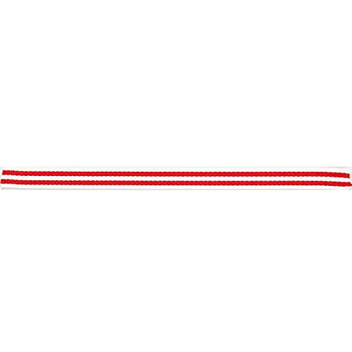 Rico Design | Ribbon Streifen weiß-rot 9mm 2m von Rico Design