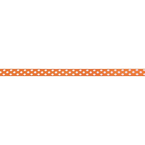 Rico Design | Ribbons gewebte Pünktchen orange-weiß 12mm 2m von Rico Design