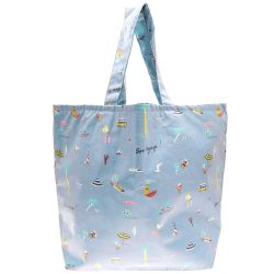 Shopper Travel the World blau 41x55x19cm von Rico Design