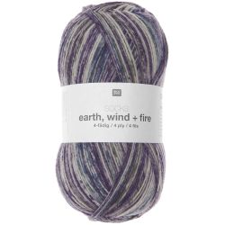 Socks Earth + Wind + Fire 4-fägig von Rico Design