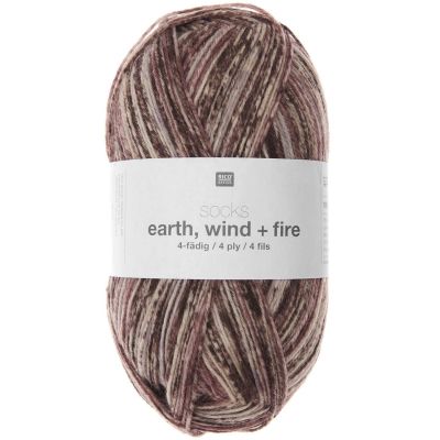 Socks Earth + Wind + Fire 4-fägig von Rico Design