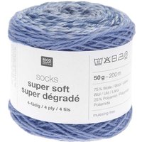 Socks Super Soft Super Dégradé 4-fädig von Rico Design