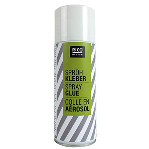 Rico Design Sprühkleber permanent haftend 150ml stark Kontaktkleber transparent von Rico Design