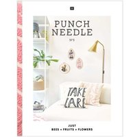 Stickbuch Punch Needle No. 6 Just Bees + Fruits + Flowers von Rico Design