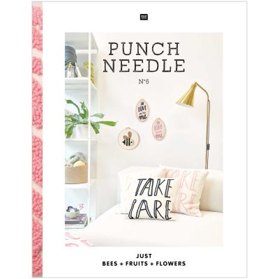 Stickbuch Punch Needle No. 6 Just Bees + Fruits + Flowers von Rico Design